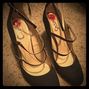 Sexy Navy Heels, Sz 10